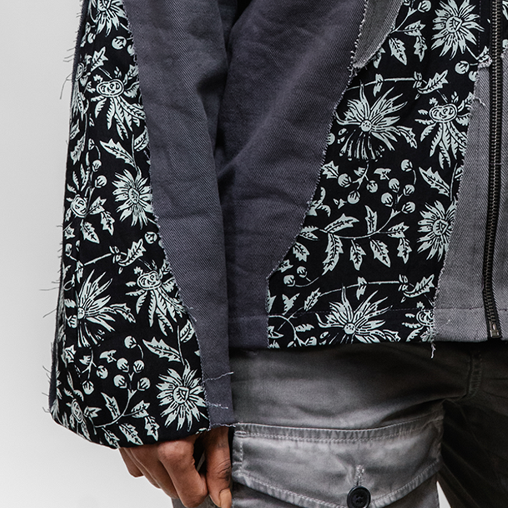 Bhaalu Jacket — shoulder cording detail