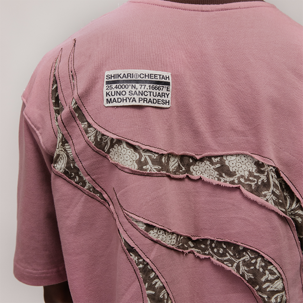 Cheetah Shirt — rib detailing