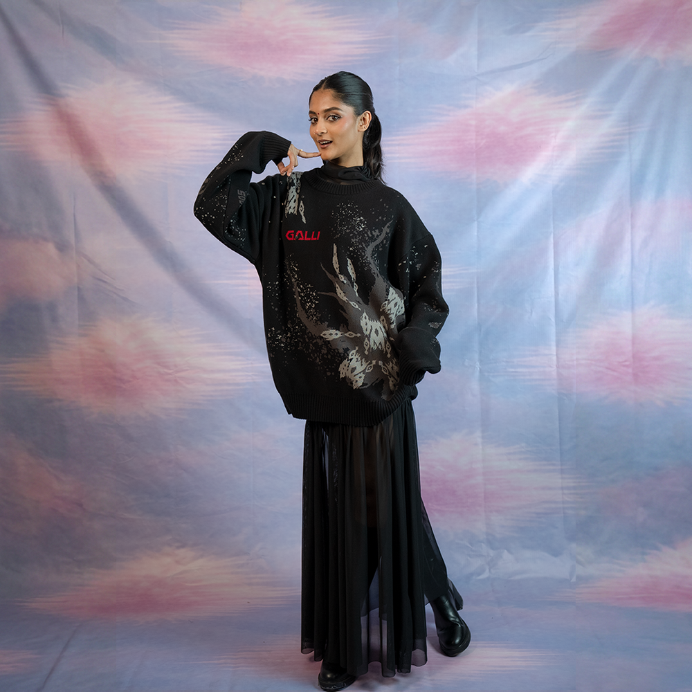 Guntur Jinka Knit — full look